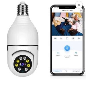 Smart WiFi Security Camera Bulb